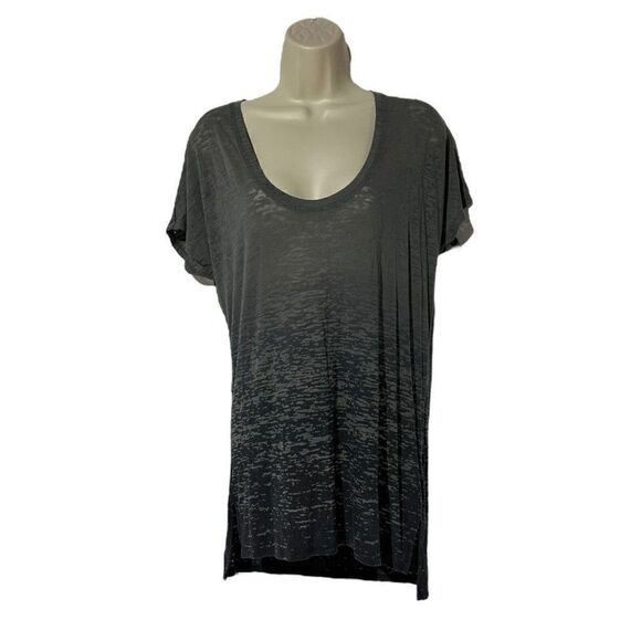 BCBG MAXAZRIA Women’s Grey Ombré Short Sleeved Shirt Size XS - Picture 2 of 11